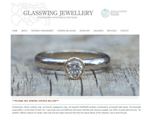Tablet Screenshot of glasswingjewellery.com